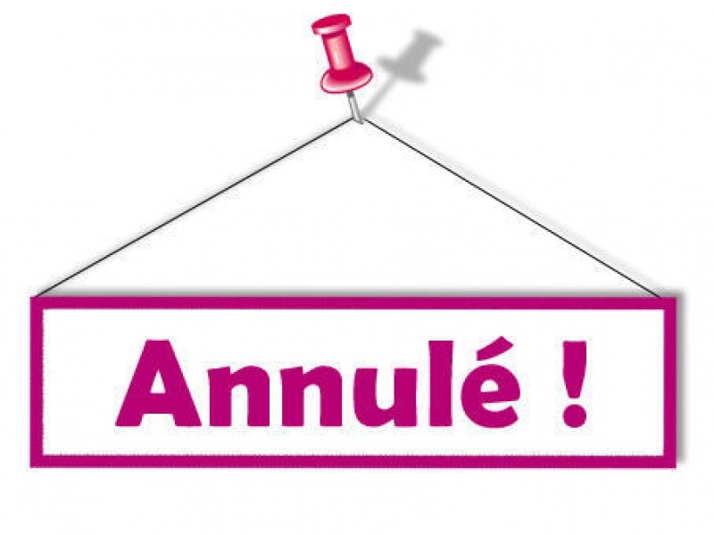 ANNULATION DU CONCOURS PROPAGANDE à Aurillac (16 Quadrettes)