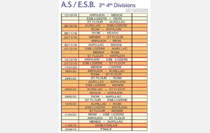 A.S. 3 et 4 èmes Divisions 
