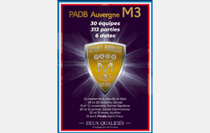 Concours ligue M3 - Etape Aurillacoise - 30 et 31 MARS 2024
