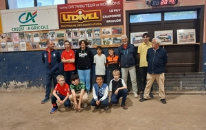 Une journée au top pour nos jeunes boulistes à Langogne !