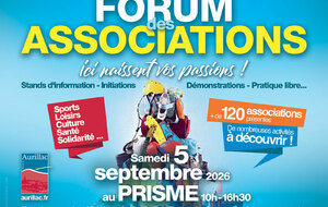 FORUM DES ASSOCIATIONS - 5 septembre 2026