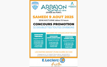 Prochains concours dans la région