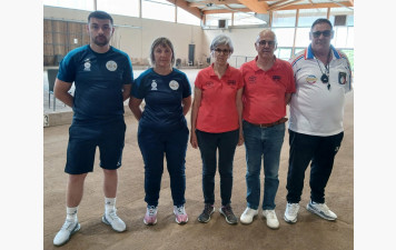 Doubles Mixtes Cantal-Lozère M3/F3/M4/F4 L’UBA à l’honneur avec Bernadette et Alain Nivoliez !