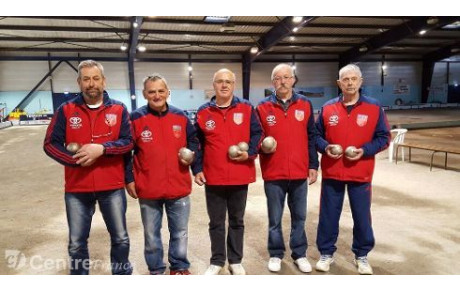 Cluses, en haute-Savoie- Championnat de France quadrettes vétérans