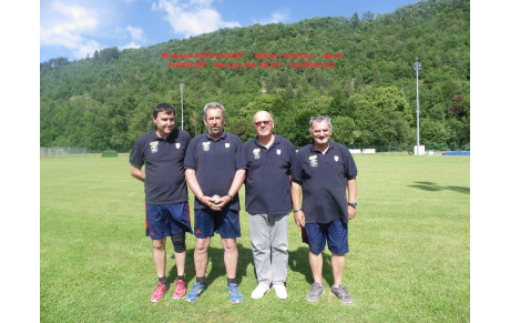 Quadrettes départementales Cantal-Lozéère 2018 - Bonal qualifié pour le 92 ème Championnat de france qui se déroulera à Aurillac et Arpajon sur Cére 20,21 et 22 Juillet prochains