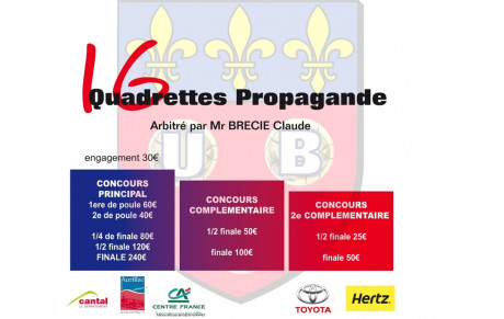 Les inscriptions sont ouvertes  pour le Challenge Francis GUIMAUVE et Alain FAGES