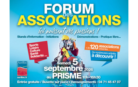 FORUM DES ASSOCIATIONS - 5 septembre 2026